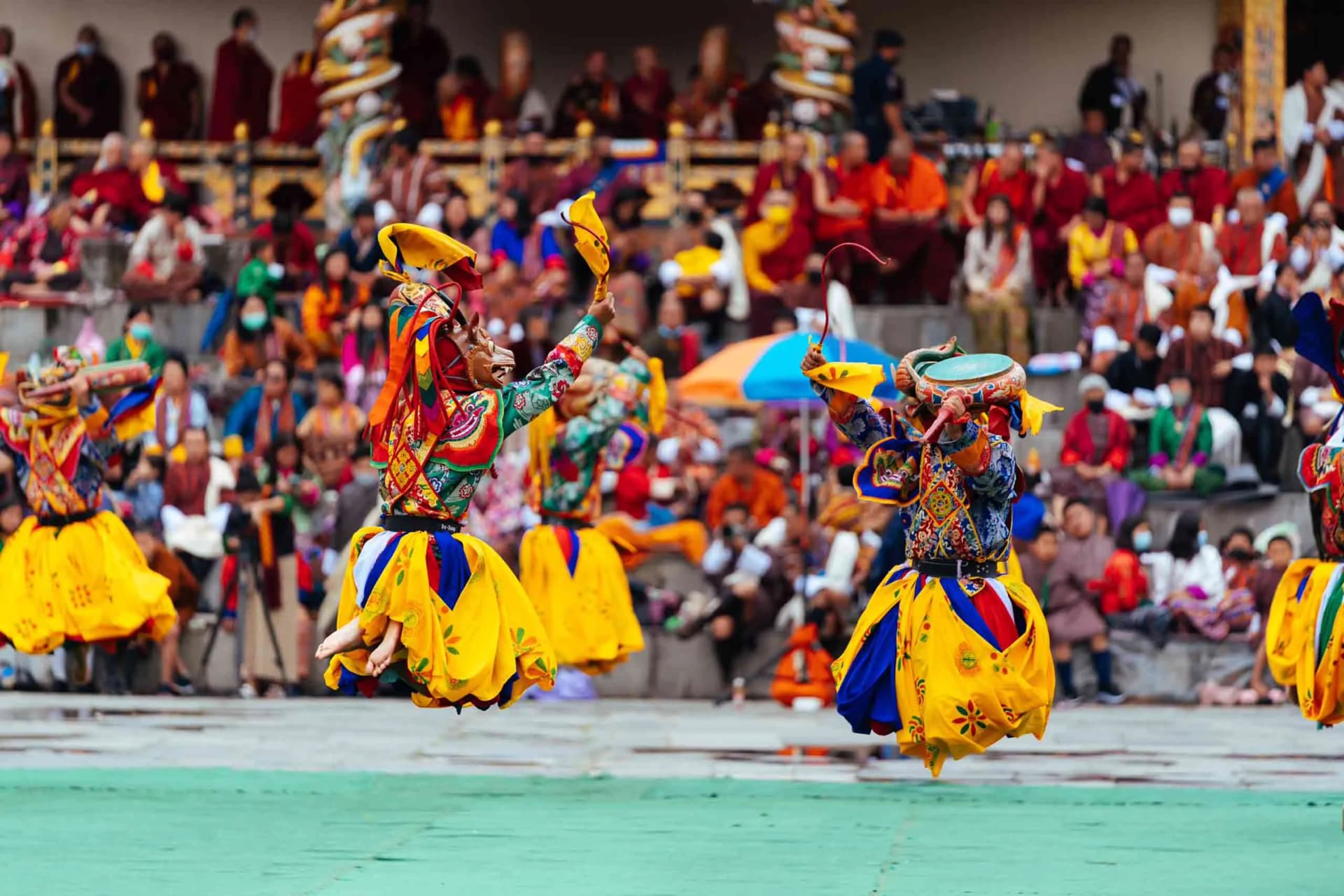 Thimphu Tshechu Thongdrel Dawn Festival